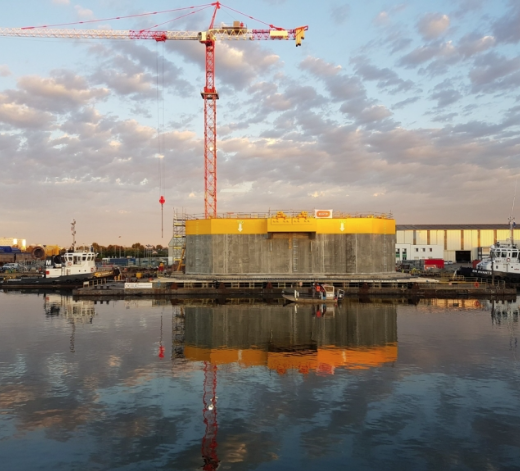 Floatgen : la fondation flottante mise à l’eau Floatgen : la fondation flottante mise à l’eau