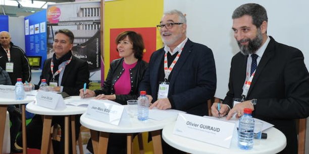 Signature du partenariat économique entre la Région Occitanie et le projet EolMed: c’est fait! Signature du partenariat économique entre la Région Occitanie et le projet EolMed: c’est fait!