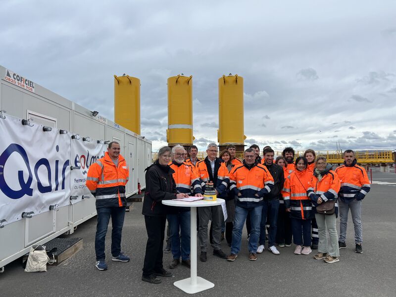 Mise à disposition du raccordement au réseau pour Eolmed
